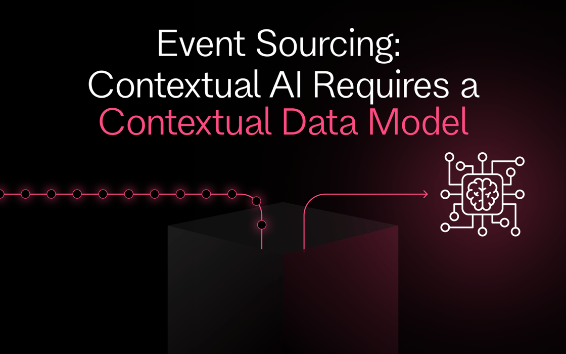 Cover for Event Sourcing: Contextual AI Requires a Contextual Data Model